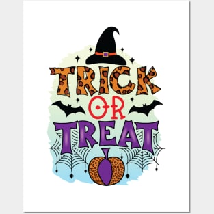 Trick or Treat halloween Posters and Art